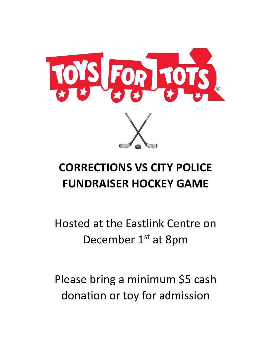 Corrections vs City Police Charity Game